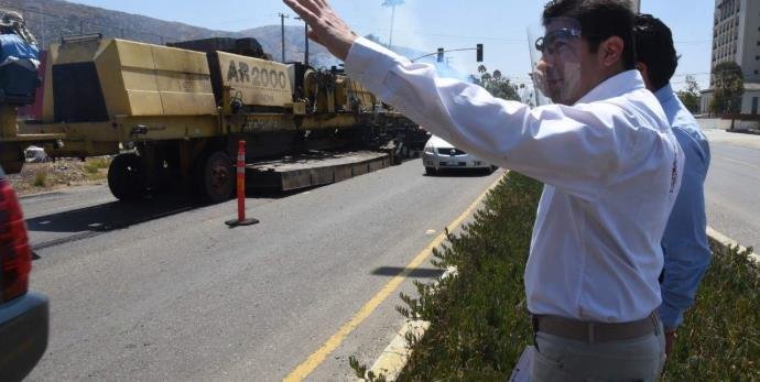 Avanzan en reencarpetado de acceso a Ensenada