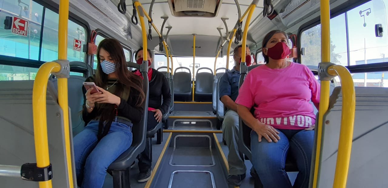 Reitera municipio de Tijuana el uso de cubrebocas en transporte público