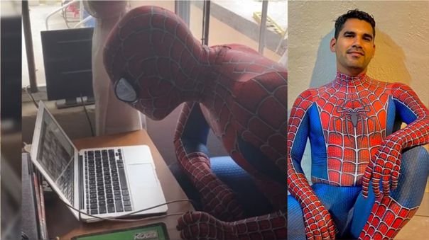 Profesor bajacaliforniano se viste de Spider-man para llamar la atención de sus alumnos