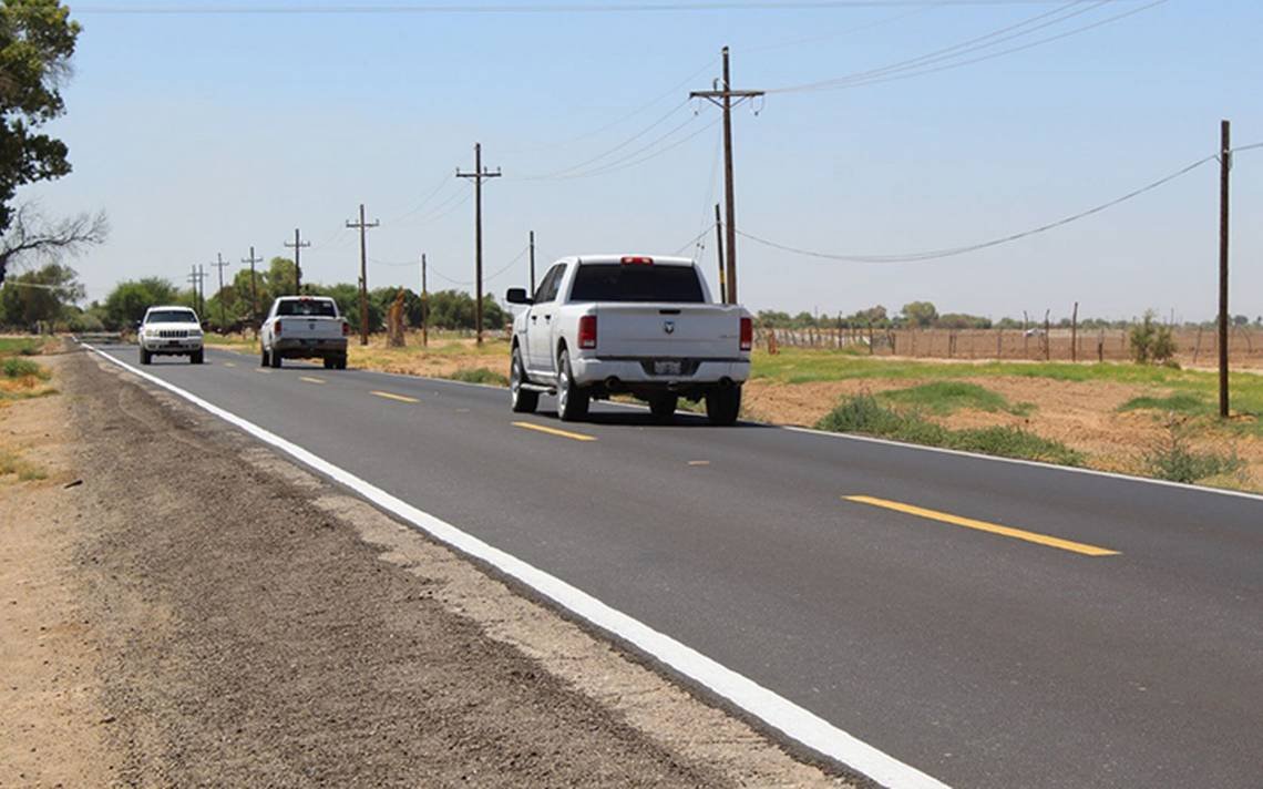 Rehabilitan carreteras del Valle de Mexicali