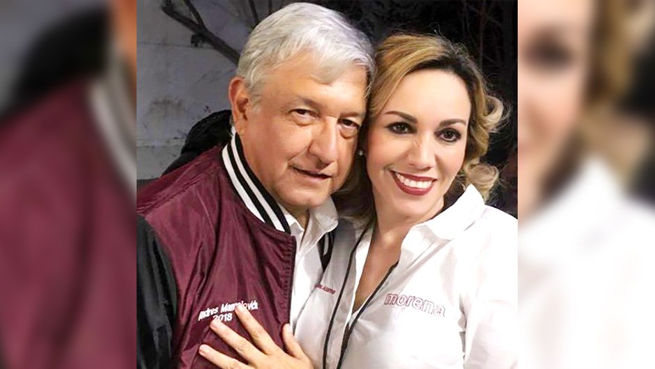 AMLO llega a Tecate: alcaldesa le da la bienvenida