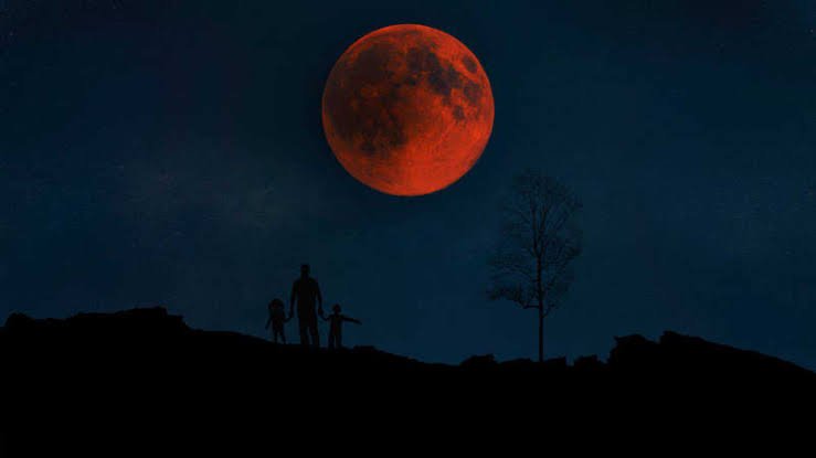 Ocurre único eclipse lunar total del 2021