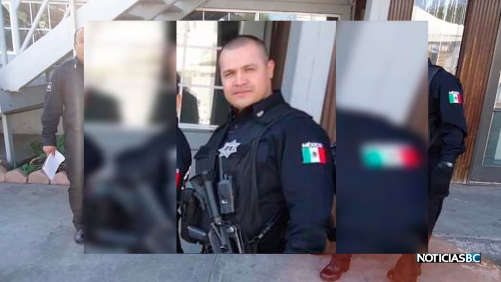 Despedirán con honores a oficial fallecido en Rosarito