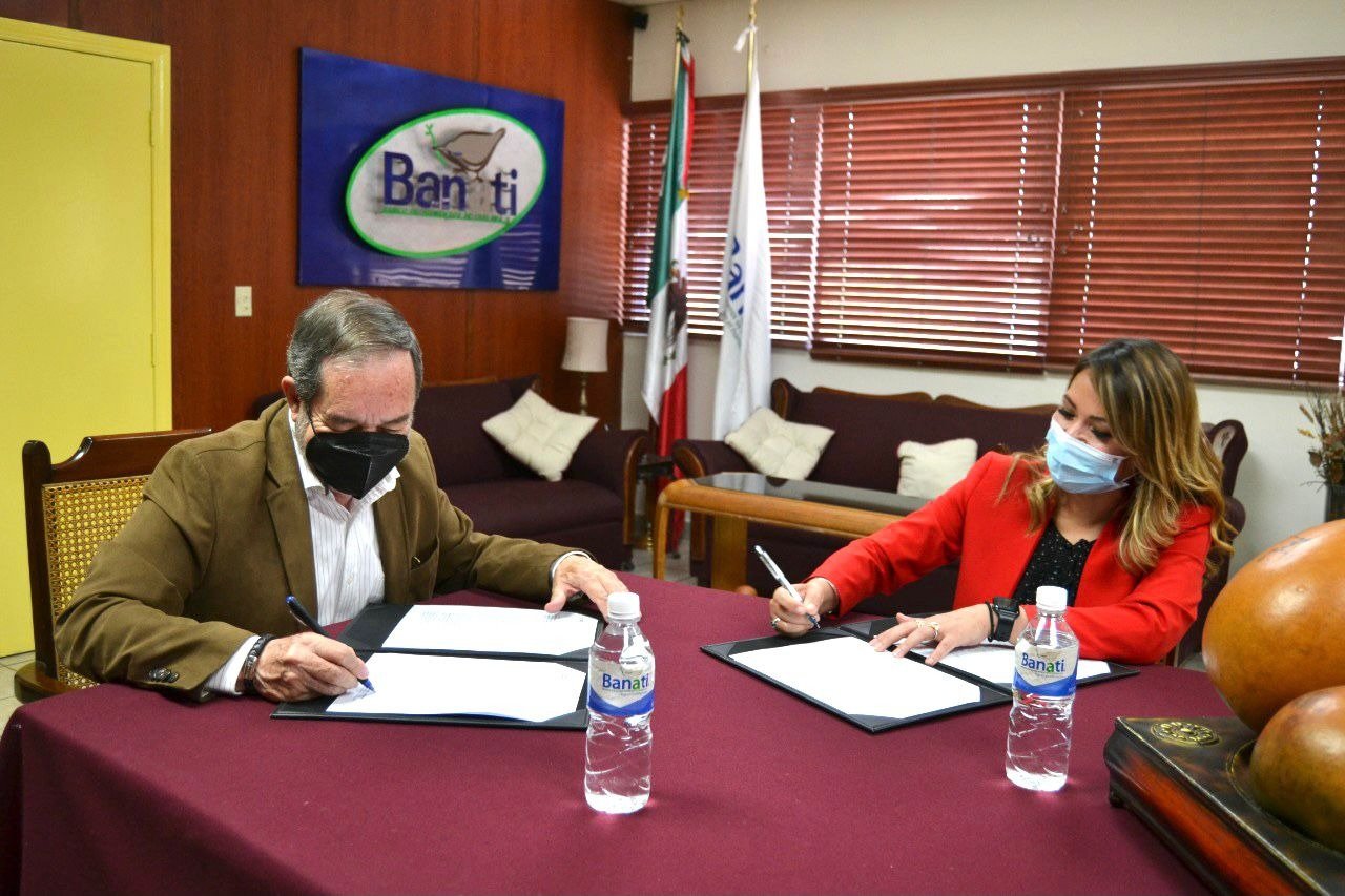 Firman convenio de colaboración SDIF y Banati