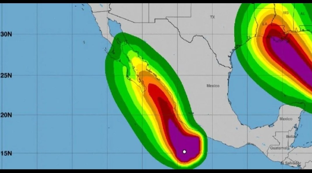 Protección Civil analizará riesgo en BC por huracán ‘Nora’