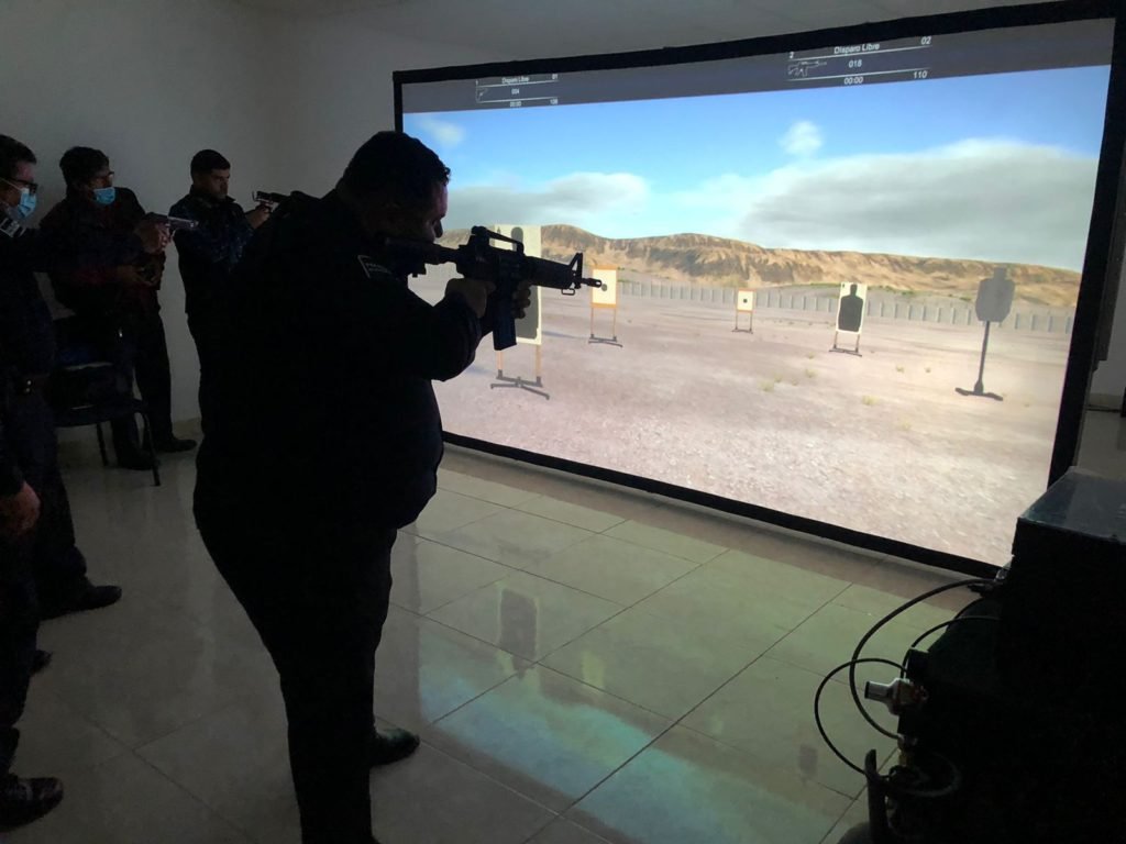 Se inaugura el campo de tiro virtual para elementos policiacos