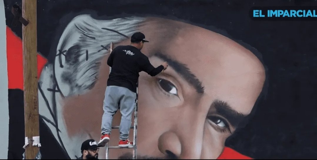 Realizan mural de «Chente» en Tijuana