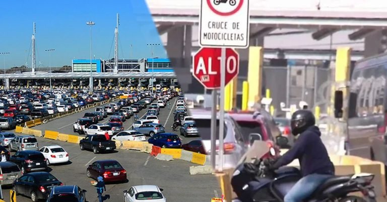 Motociclistas harán la misma fila que los autos para cruzar a Estados Unidos