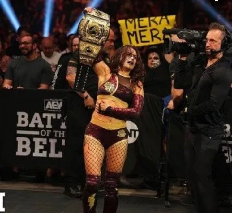 Thunder Rosa, la ‘Mera Mera’ que es de Tijuana y es campeona de AEW