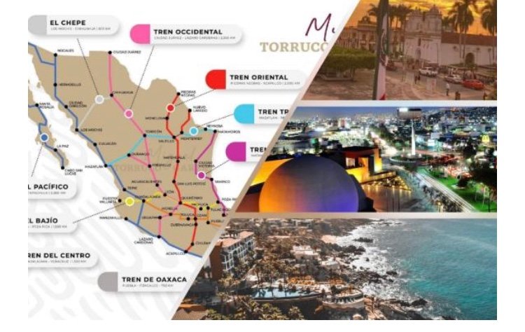 Oficialmente presentan iniciativa Tren del Pacífico con destino: Cabo San Lucas- Tijuana- Chiapas