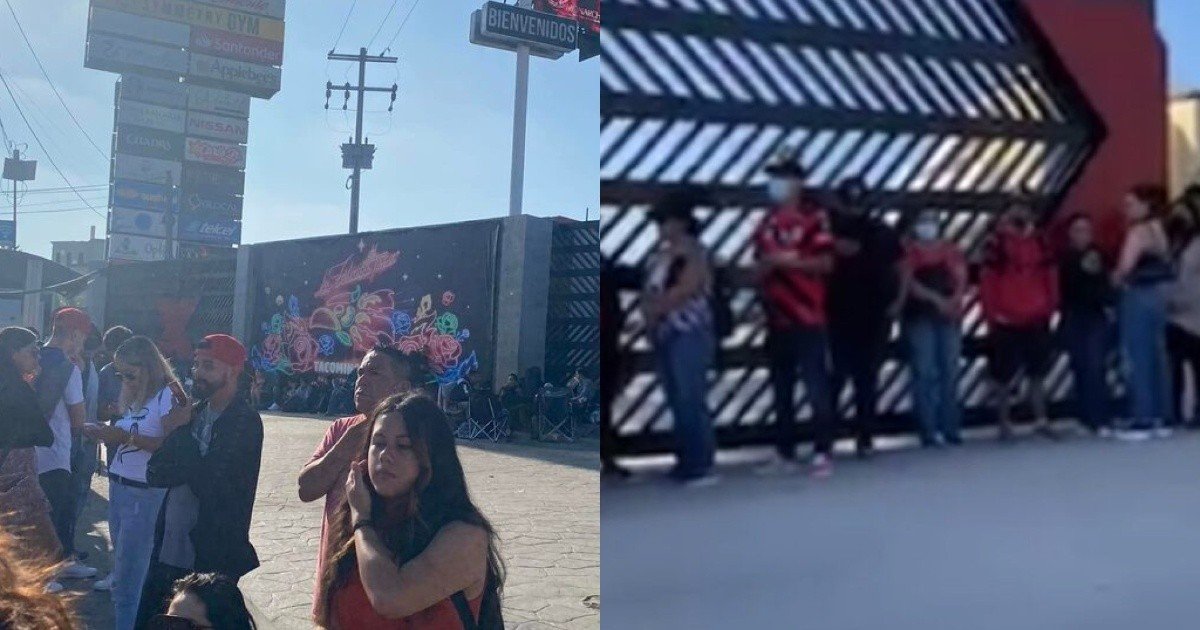 Personas acamparon para conseguir boletos de Daddy Yankee afuera del estadio en Tijuana