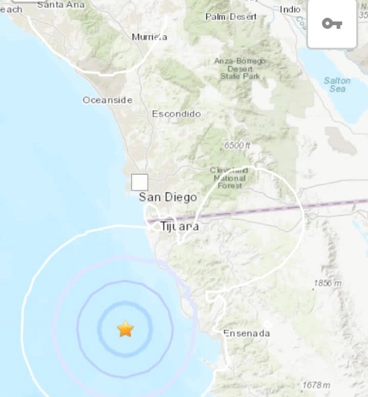 No hubo daños por sismo al sur de Rosarito