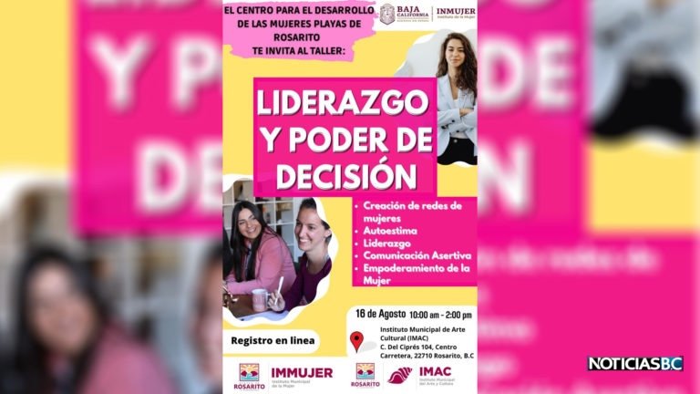 Invitan a tomar el taller “Liderazgo y Poder de Decisión”