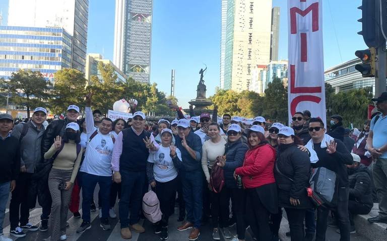 Llegan gobernantes de BC a la marcha de AMLO