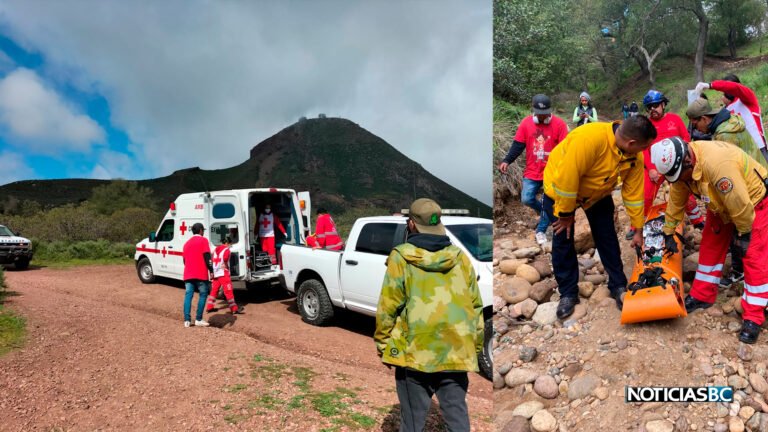 Mujer se desvanece al subir el cerro Coronel en Rosarito