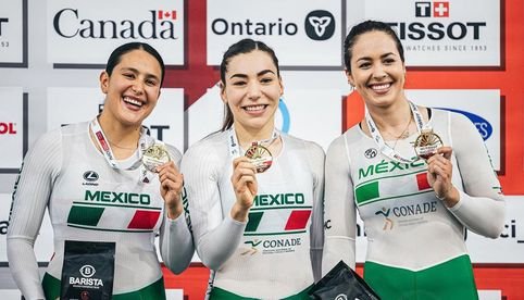 HISTÓRICO: CICLISTAS MEXICANAS GANAN MEDALLA DE ORO EN LA COPA DE NACIONES
