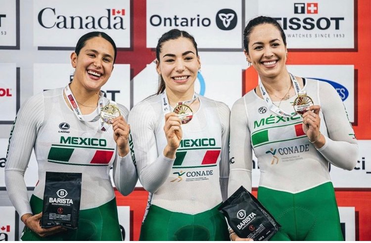 LAS MEXICANAS GAXIOLA, SALAZAR Y VERDUGO SE CUELGAN EL ORO EN EL CAMPEONATO PANAMERICANO DE CICLISMO