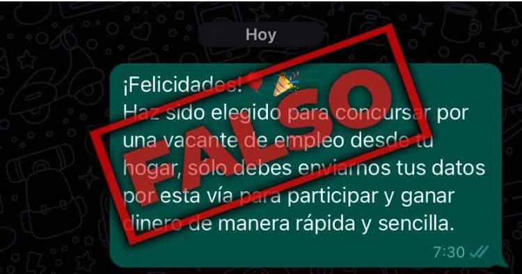 PIDE SECRETARÍA DE SEGURIDAD ESTAR ALERTA ANTE EXTORSIÓN Y FRAUDES POR WHATSAPP