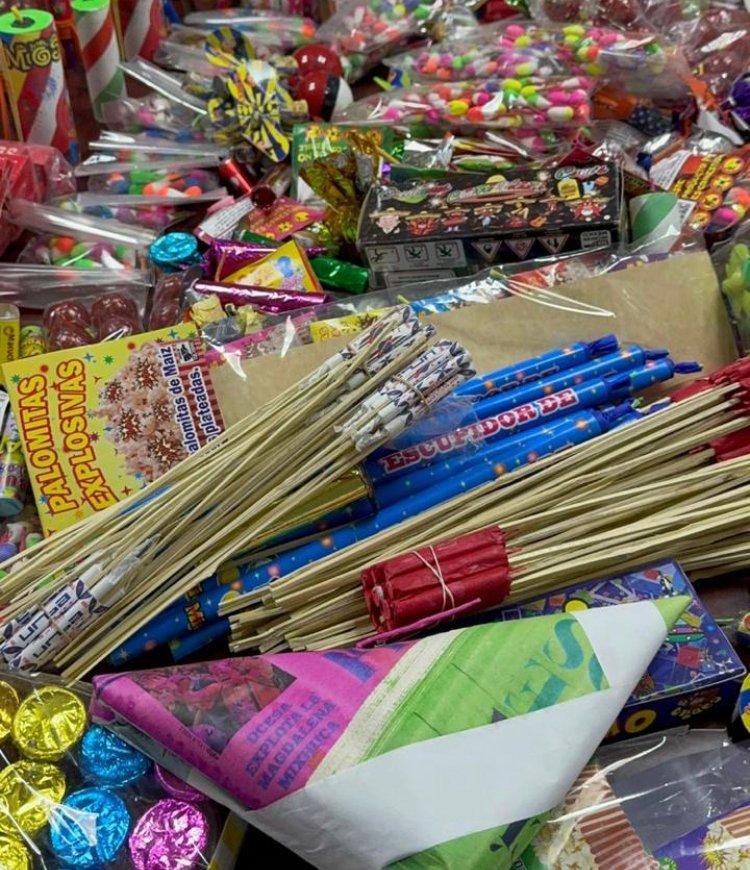 Decomisan más de 900 kilos de pirotecnia en Tijuana