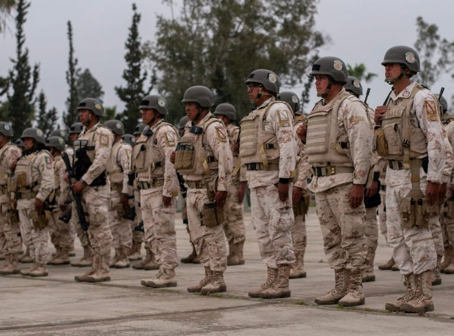 Arriban 150 elementos del ejército a la delegación La Presa