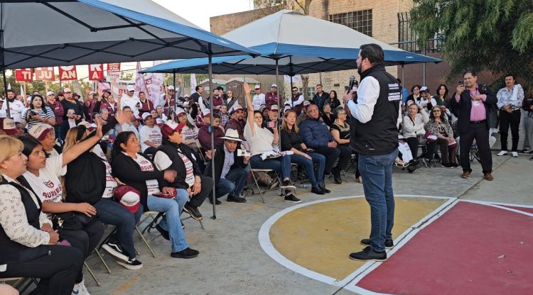 REFRENDAN COMERCIANTES APOYO  A PROYECTO HUMANISTA DE ISMAEL BURGUEÑO