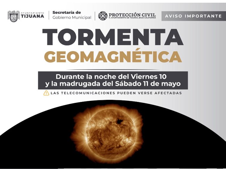 Aurora boreal es a causa de tormenta geomagnética: Protección Civil