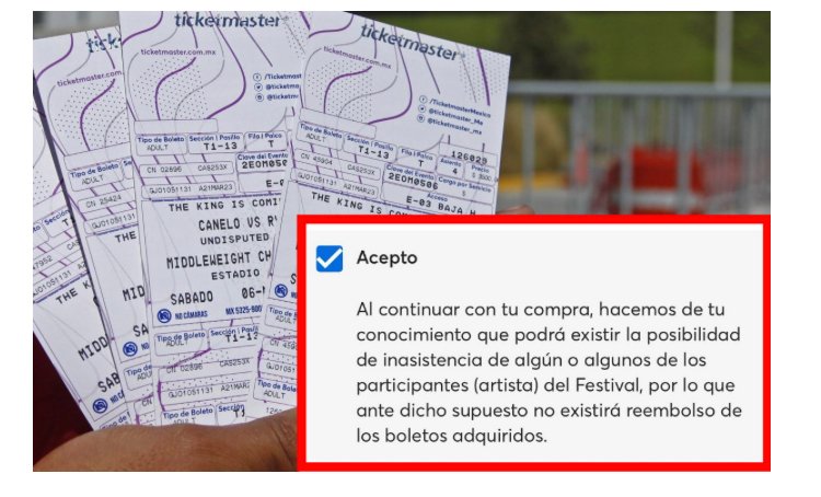 Va Profeco contra Ticketmaster para que suspenda negativa de reembolso