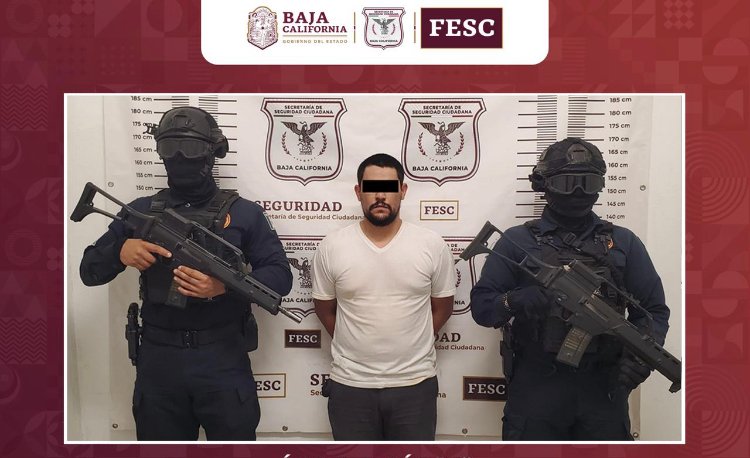 FESC Y FGE DETIENEN A PRESUNTO INVOLUCRADO EN HOMICIDIO DE PERSONAS EXTRANJERAS EN ENSENADA