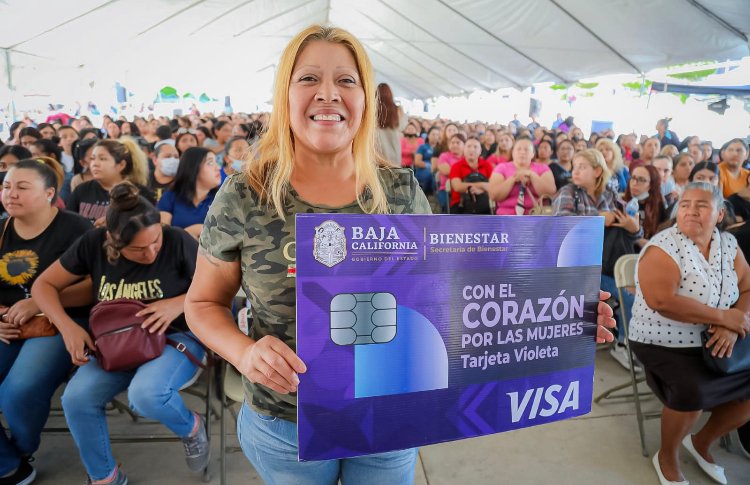 INVITA GOBERNADORA MARINA DEL PILAR A MUJERES JEFAS DE FAMILIA A REGISTRARSE PARA OBETENR LA TARJETA VIOLETA