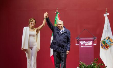 PRESIDENTE LÓPEZ OBRADOR RECONOCE A BC Y GOBERNADORA MARINA DEL PILAR