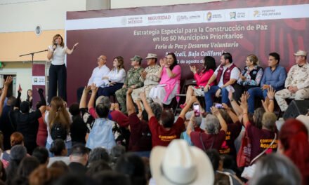 REAFIRMA GOBERNADORA MARINA DEL PILAR BIENESTAR PARA BAJACALIFORNIANOS DURANTE FERIA DE PAZ Y DESARME VOLUNTARIO