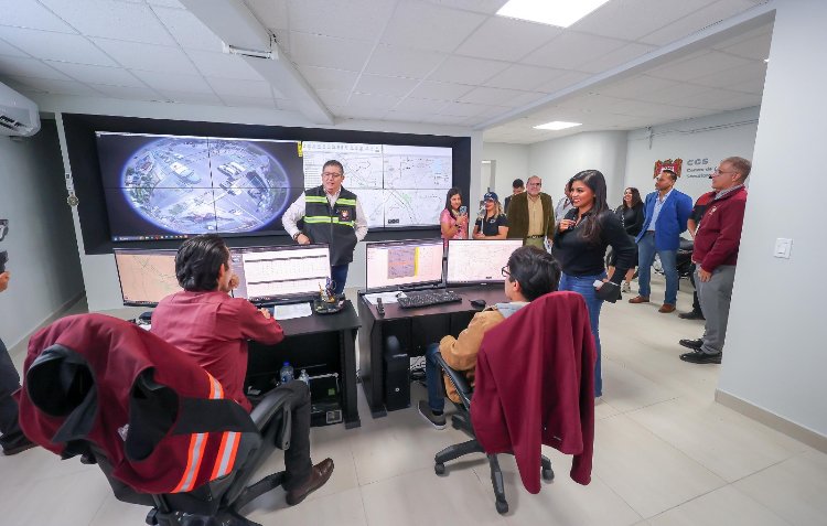 ALCALDESA MONTSERRAT CABALLERO INAUGURÓ CENTRO DE GESTIÓN DE SEMÁFOROS