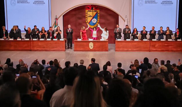 Comparte gobernadora espacio con nuevas alcaldías de BC