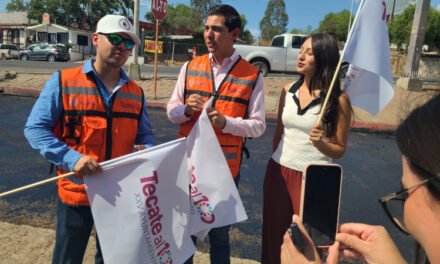 ARRANCA ROMÁN COTA PROGRAMA EMERGENTE DE BACHEO EN TECATE