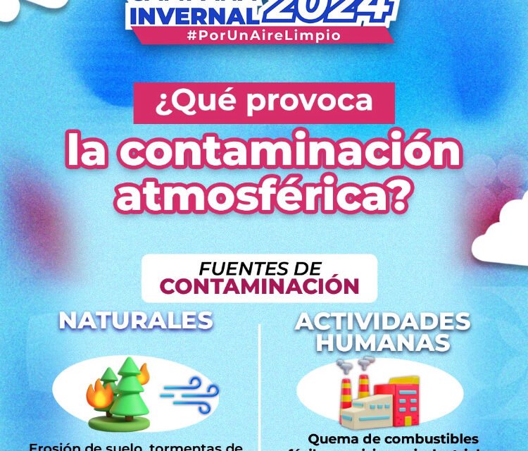 INICIA MEDIO AMBIENTE CAMPAÑA INVERNAL PARA PREVENIR MALA CALIDAD DEL AIRE EN EL ESTADO