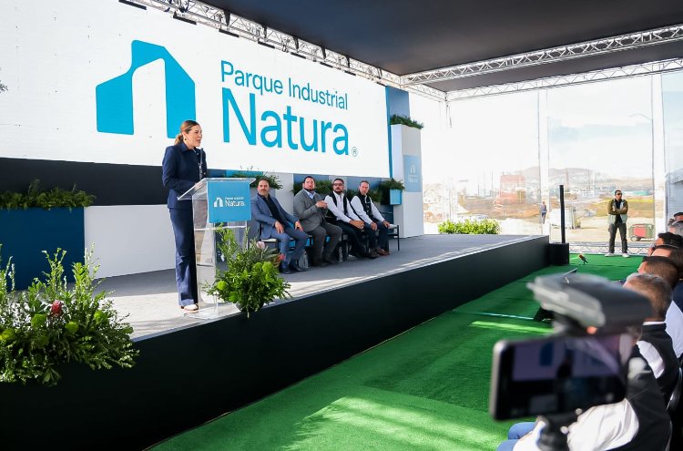 DAN EL BANDERAZO DE INICIO DE OBRA DEL PARQUE INDUSTRIAL NATURA EN EL SURESTE DE TIJUANA