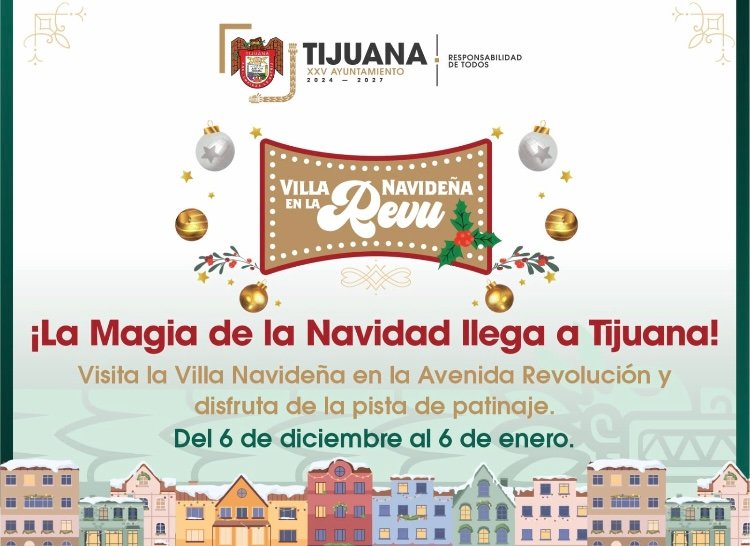 Inauguran Villa Navideña en la Revu