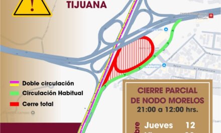 Avisan sobre cierres parciales en la obra del Nodo Morelos