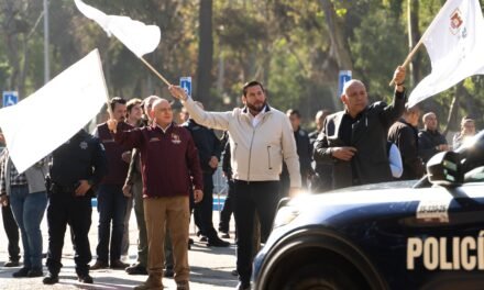 DAN BANDERAZO DE SALIDA A 85 NUEVAS UNIDADES DE LA POLICÍA MUNICIPAL