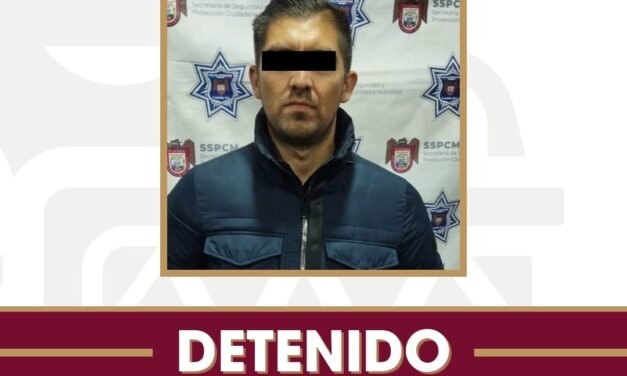 Informa SSPCM detención de un elemento de la corporación involucrado en una privación de la libertad