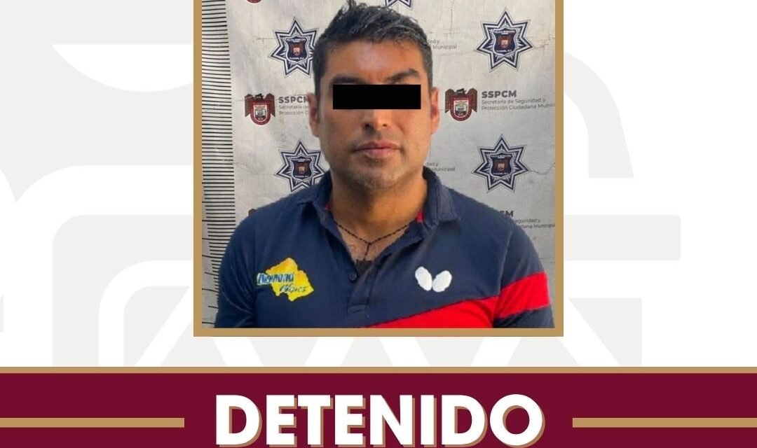 Auxilia Policía Municipal de Tijuana a mujer en la vía pública y arresta a su agresor
