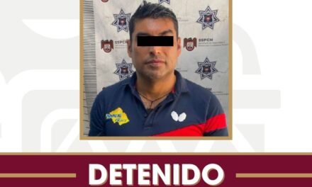 Auxilia Policía Municipal de Tijuana a mujer en la vía pública y arresta a su agresor