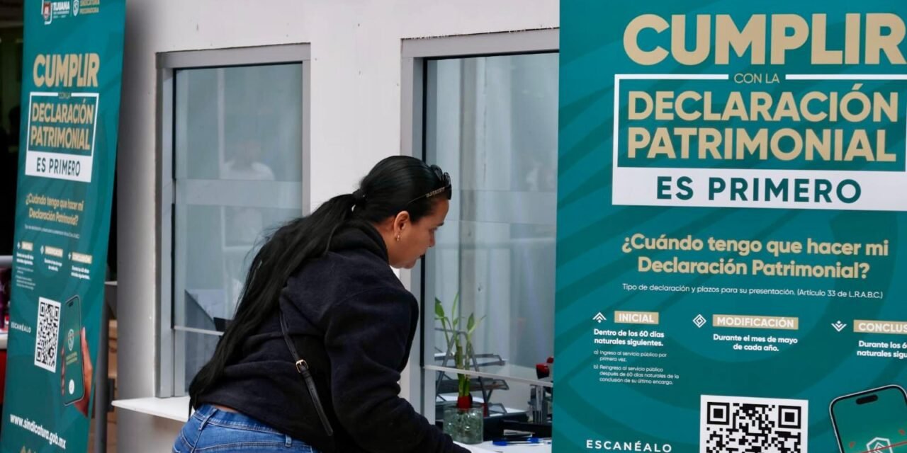 Exhorta Sindicatura Procuradora a servidores públicos del XXV Ayuntamiento de Tijuana a presentar en mayo la declaración patrimonial
