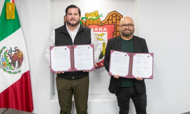 Celebra Ismael Burgueño firma de convenio con el Observatorio Centro de Estudios Cinematográficos
