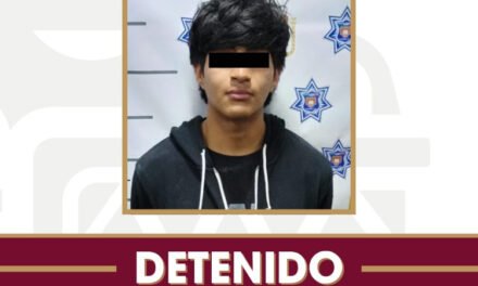 Detiene Policía Municipal a joven en posesión de droga que estaría relacionado con diversos robos a comercio