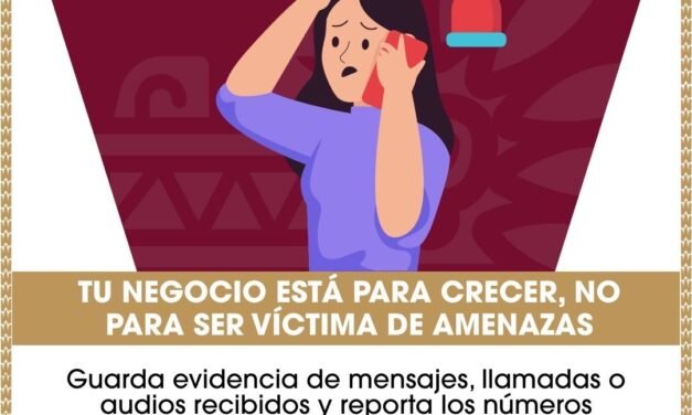 Refuerza SSPCM acciones contra la extorsión e invita a la ciudadanía a denunciar