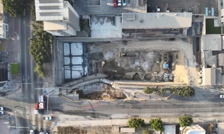 Atiende Gobierno Municipal el colapso de una estructura en la Zona Centro