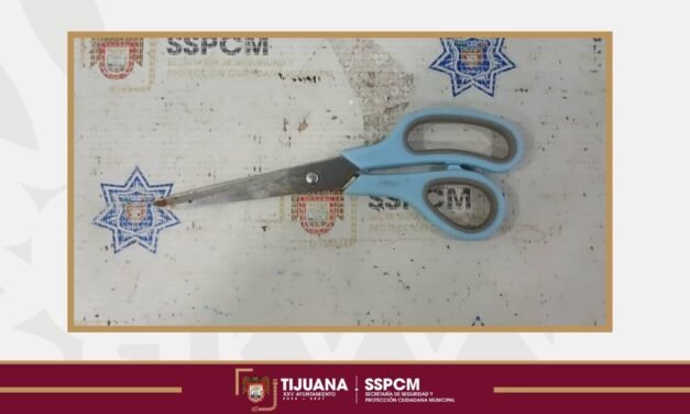 Detiene Policía Municipal a mujer por lesionar a su ex pareja con arma blanca