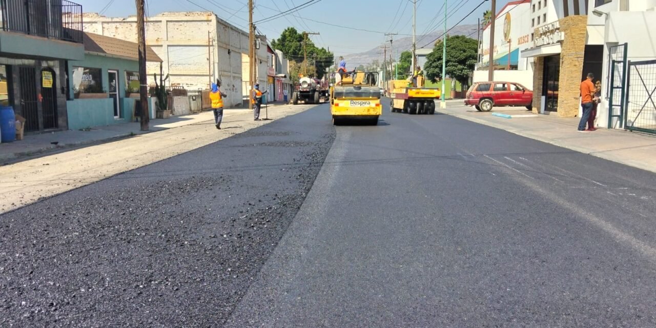 REHABILITA SIDURT MÁS DE 53 MIL METROS CUADRADOS DE VIALIDADES EN TECATE