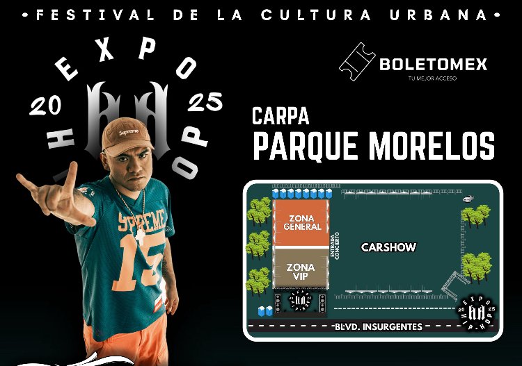 Expo Hip Hop en Tijuana 2025: Cultura urbana y música en Parque Morelos
